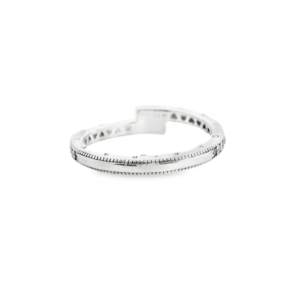 Pandora Sparkling Overlapping Ring NEW‎
